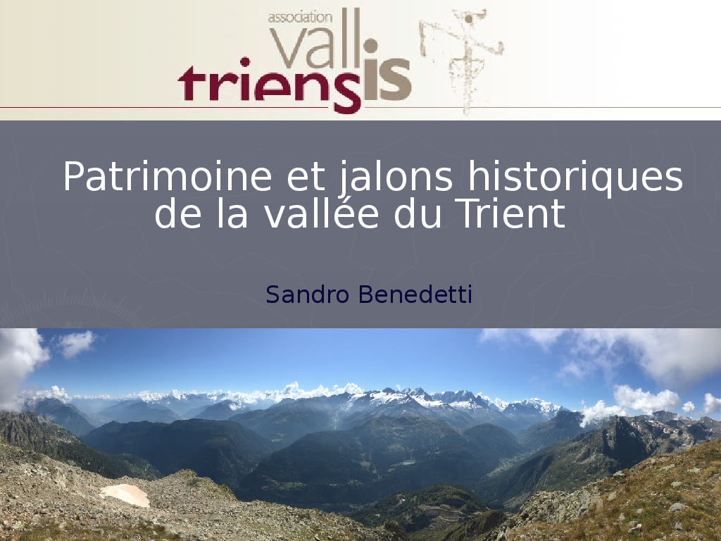 Protected: Benedetti, Sandro – Patrimoine et jalons historiques de la vallée du Trient