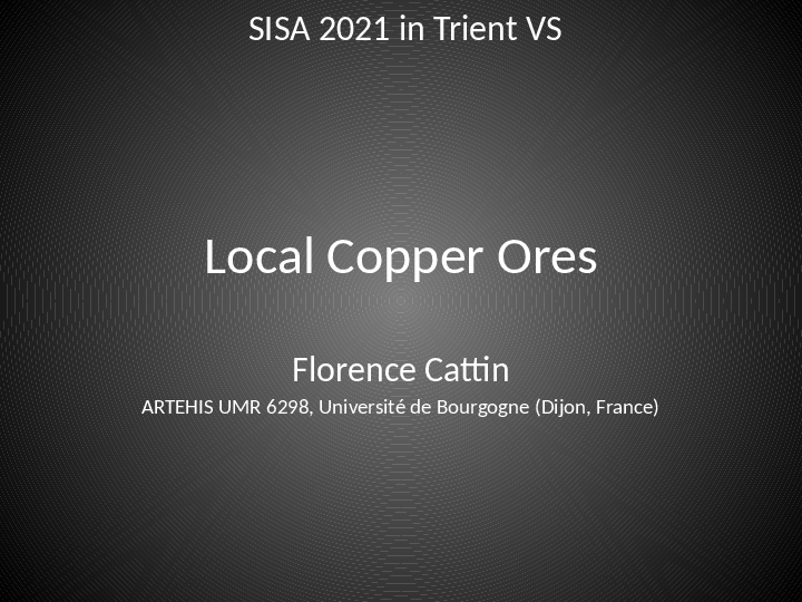 Protected: Cattin, Florence – Local Copper Ores